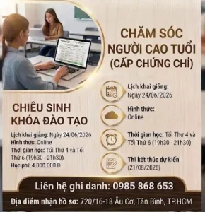 Khóa học chăm sóc người cao tuổi