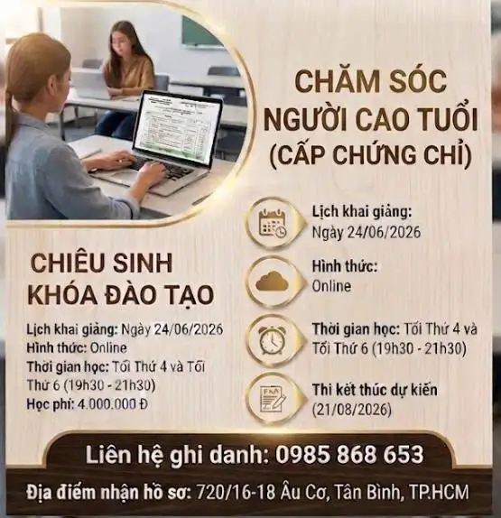 Khóa học chăm sóc người cao tuổi