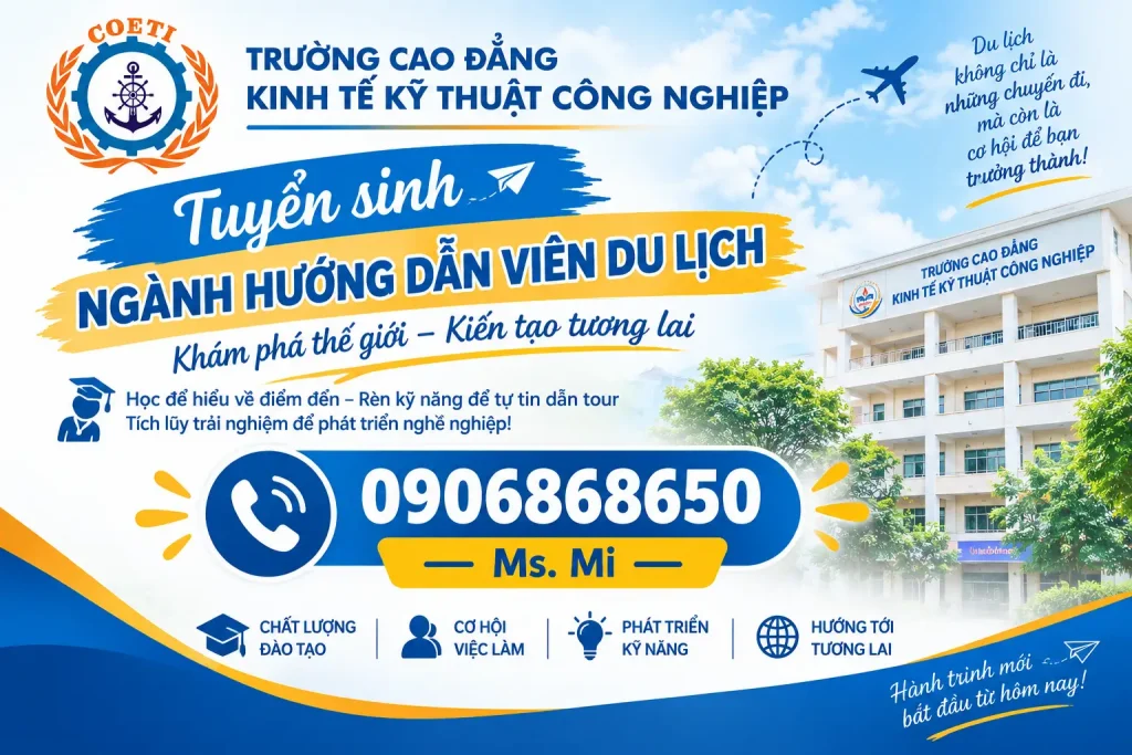 TUYỂN SINH NGÀNH HƯỚNG DẪN VIÊN DU LỊCH