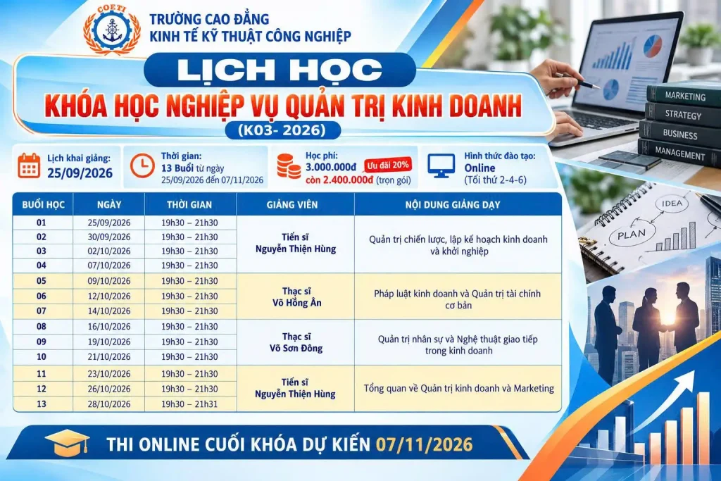 Quản trị kinh doanh TP.HCM_Học online