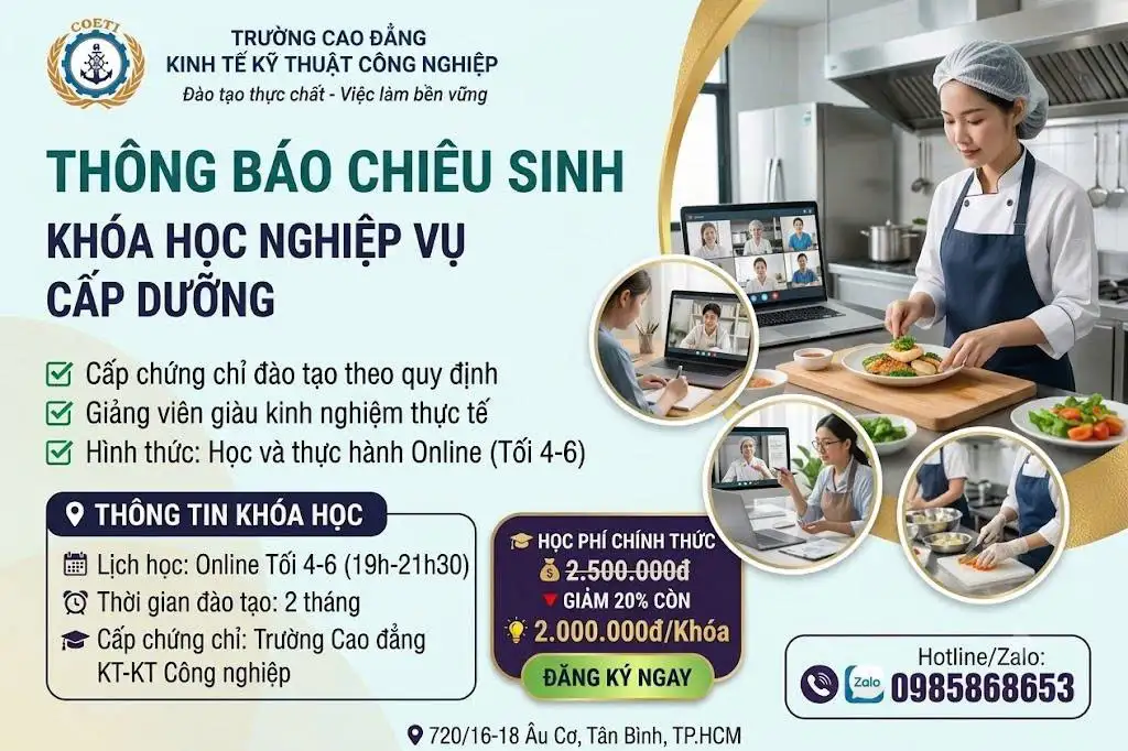 Nghiệp Vụ Cấp Dưỡng – Bảo Mẫu