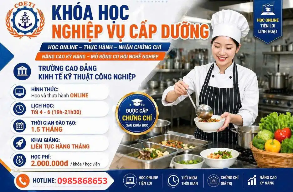 Học Chứng Chỉ Cấp Dưỡng Mầm Non