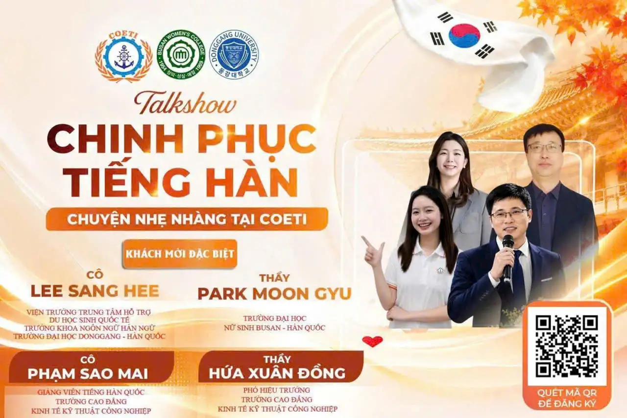 Talkshow Du học Hàn Quốc 2026 – Chinh Phục Hàn Quốc Cùng COETI