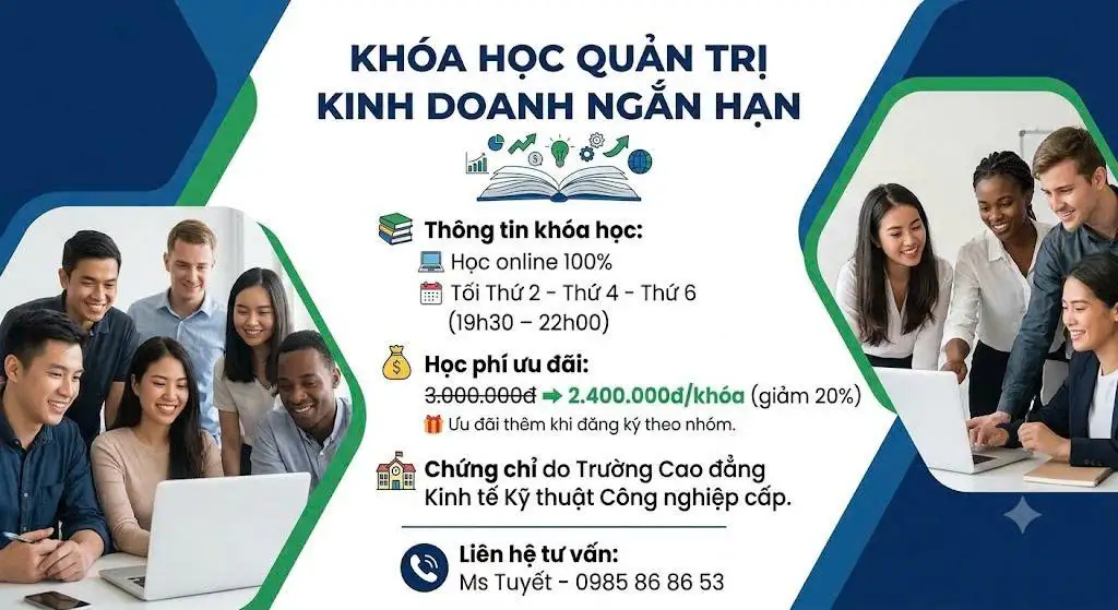 Khóa Học Quản Trị Kinh Doanh Ngắn Hạn Online