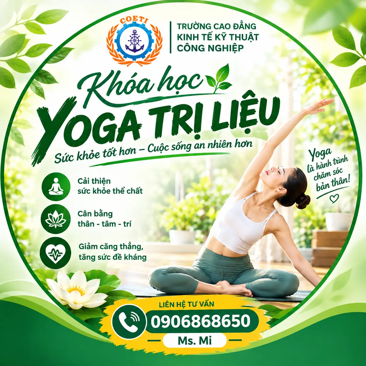 Khóa học Yoga trị liệu – Đào tạo Yoga trị liệu chuyên sâu
