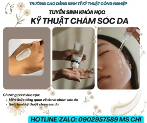 CHĂM SÓC DA – HỌC Ở ĐÂU UY TÍN