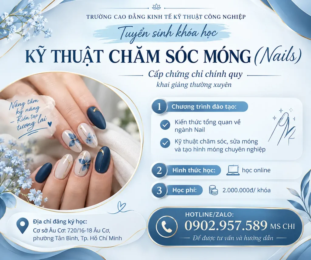 Chứng chỉ nghề Nail-Học ở đâu